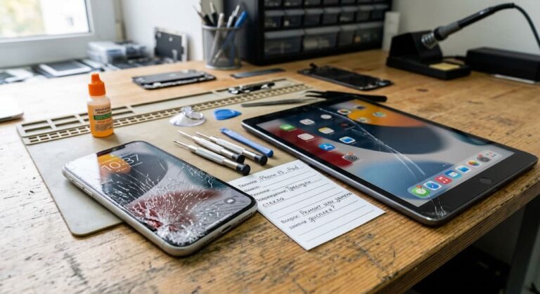 Треснуло стекло на технике от Apple: когда ремонт, а когда замена?
